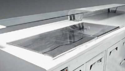 Coperchio in plexiglass per vasca refrigerata L 1400