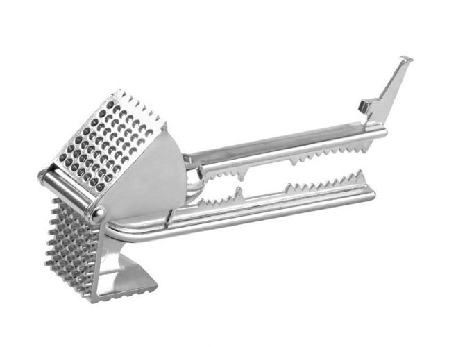 Knoblauchpresse  Edelstahl  B 20 cm x H 9 cm x T 4 cm