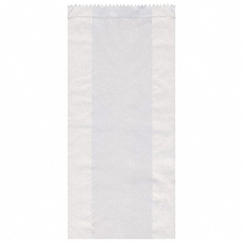 Papierfaltenbeutel weiss 14+7 x 29cm fr ca- 1-5kg Inhalt- 1000 Stk-