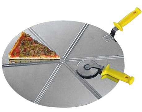 Pizzaheber  Edelstahl  Durchmesser 45 cm  6 Portionen